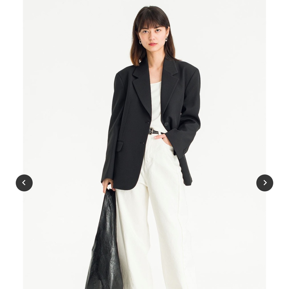 Olive Clothing Women’s Maddie Tailored Blazer, Black